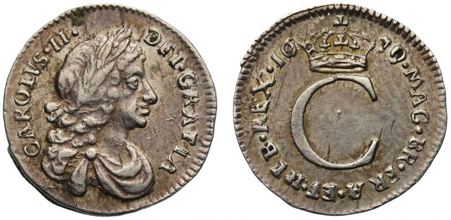Charles II 1679 silver Penny