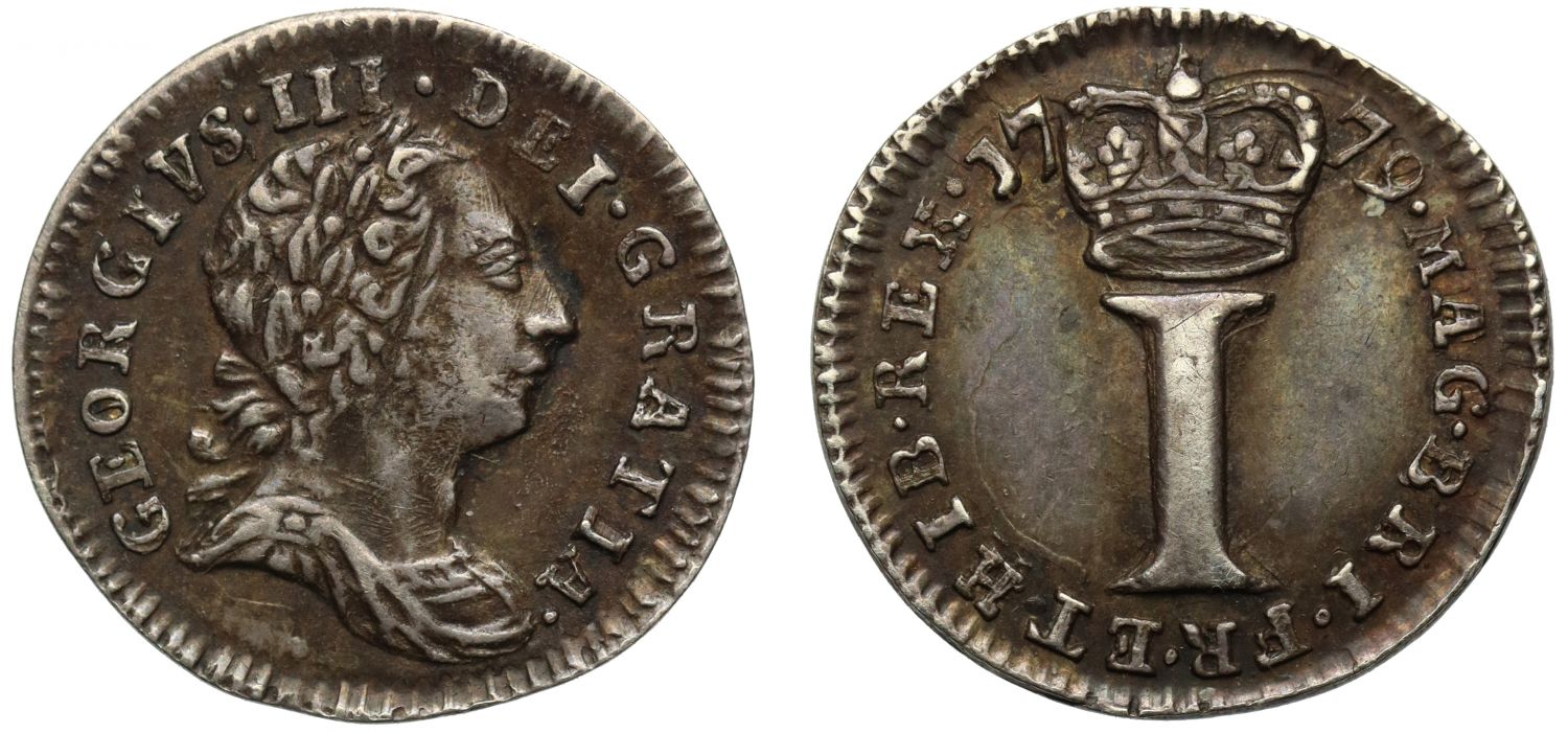 George III 1779 silver Penny