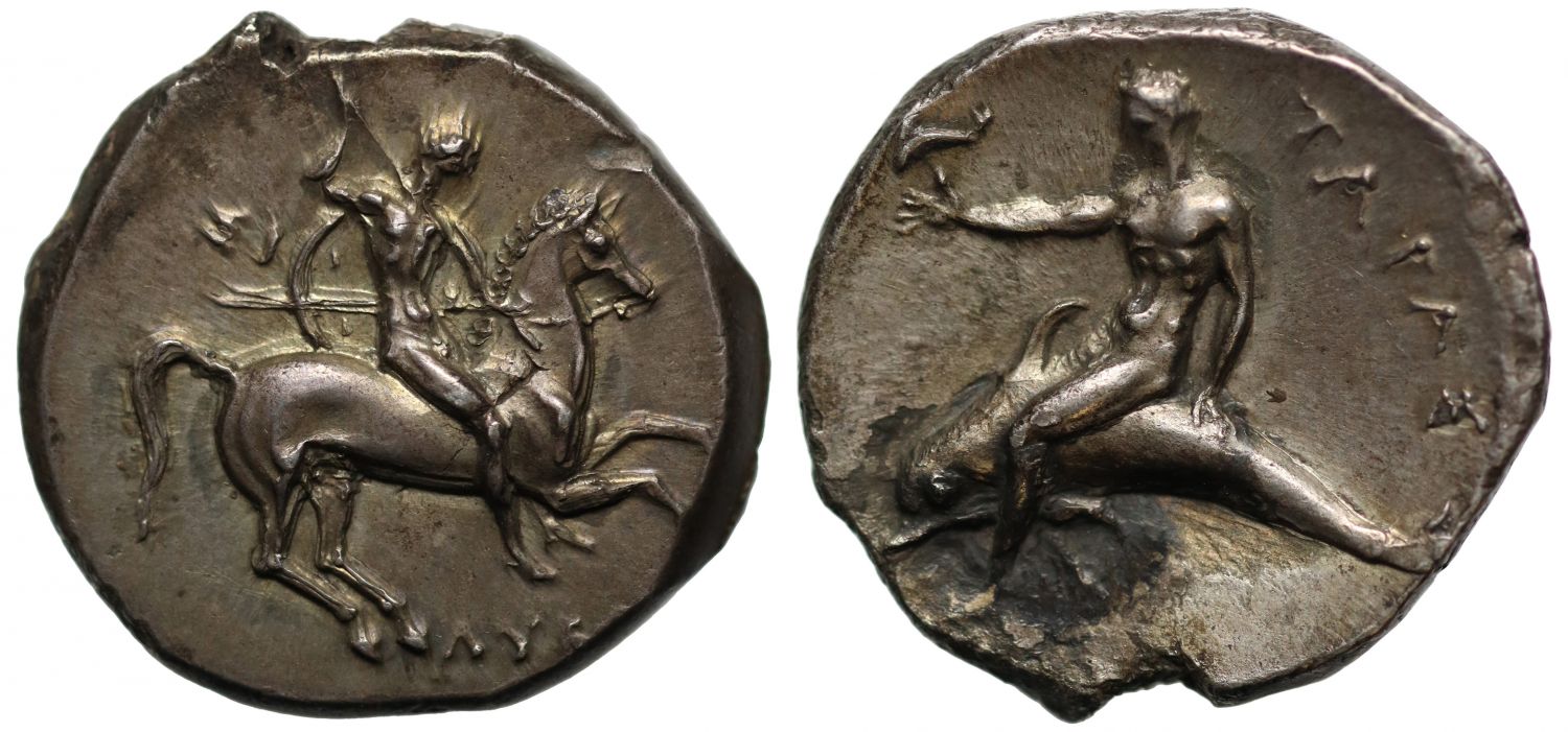 Calabria, Tarentum, Silver Nomos.