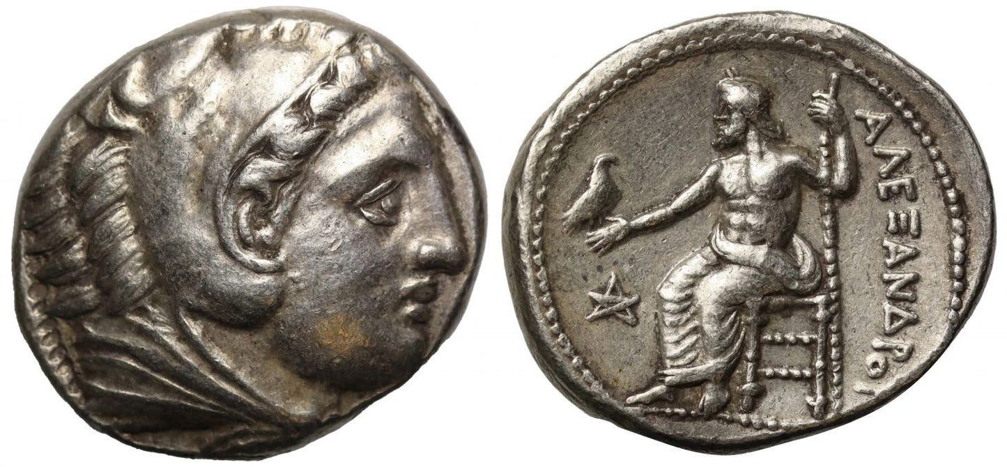 Alexander the Great, Silver Tetradrachm, lifetime issue, Amphipolis