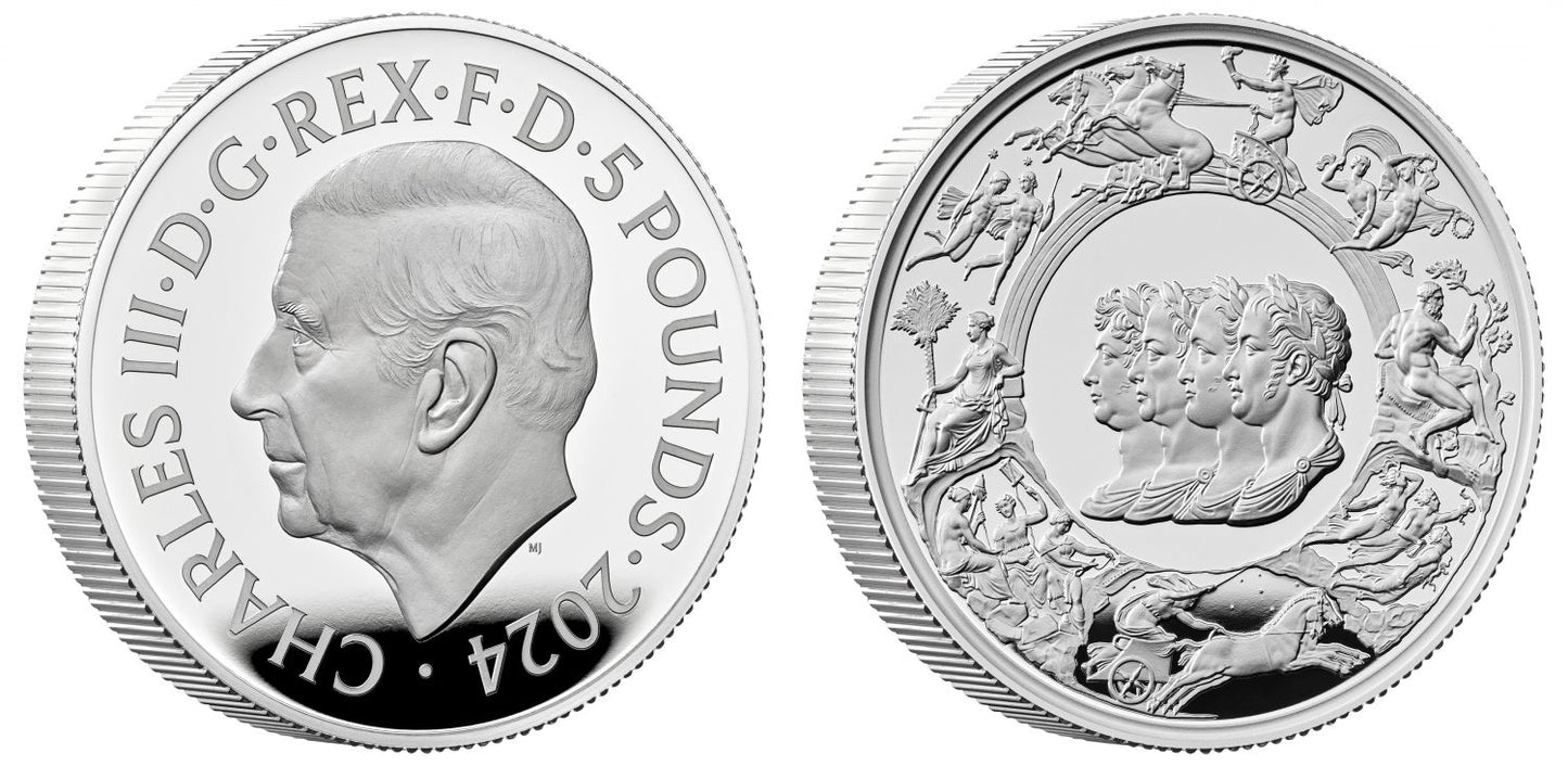 2 oz silver proof Waterloo Medal 