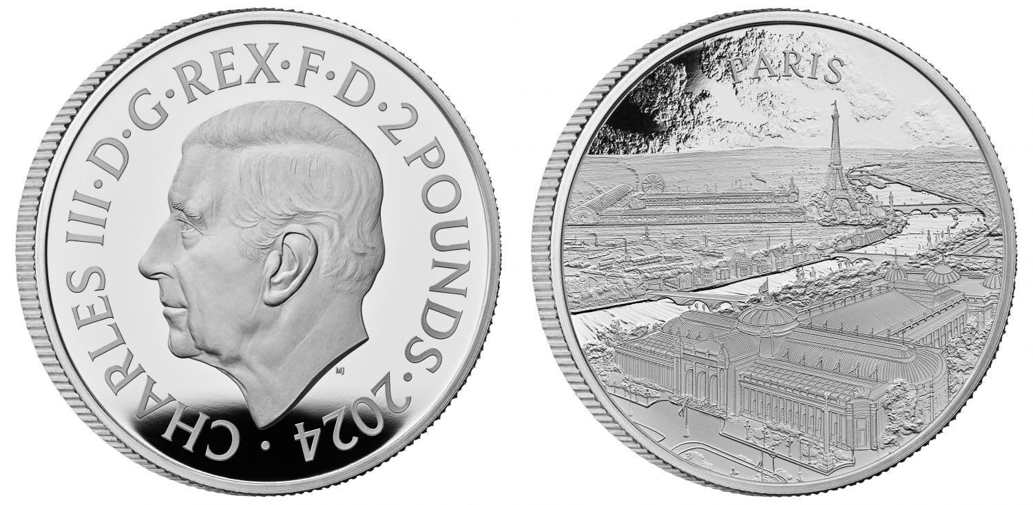* Charles III 2024 PF70 FDI silver 1oz Paris City View