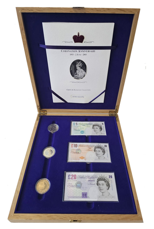Elizabeth II 2003 gold proof Set Coronation Jubilee