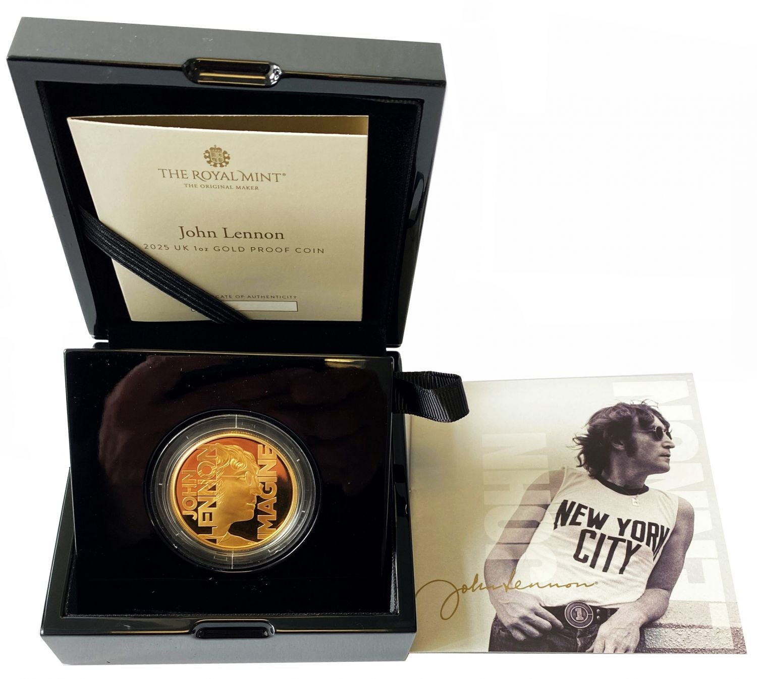 * Charles III 2025 PF70 FDI gold 1oz John Lennon