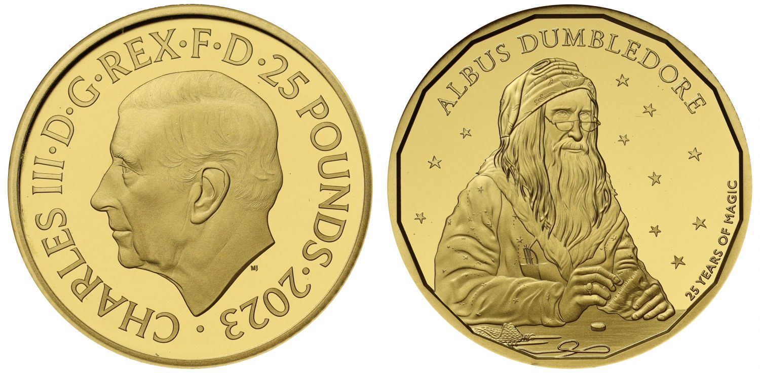 Charles III 2023 gold proof 1/4oz Dumbledore