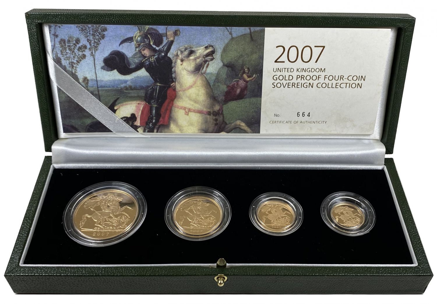 Elizabeth II 2007 4-coin proof Set