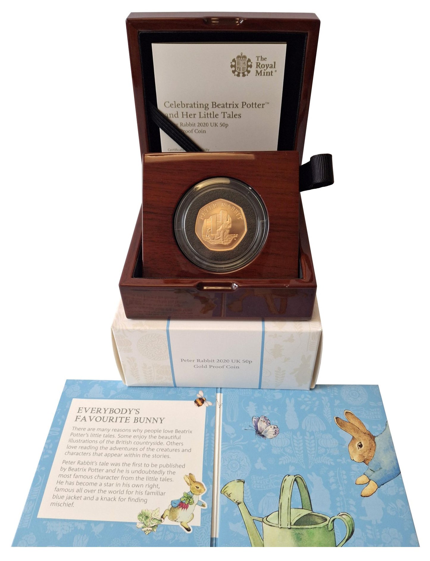 Elizabeth II 2020 gold proof 50p Peter Rabbit