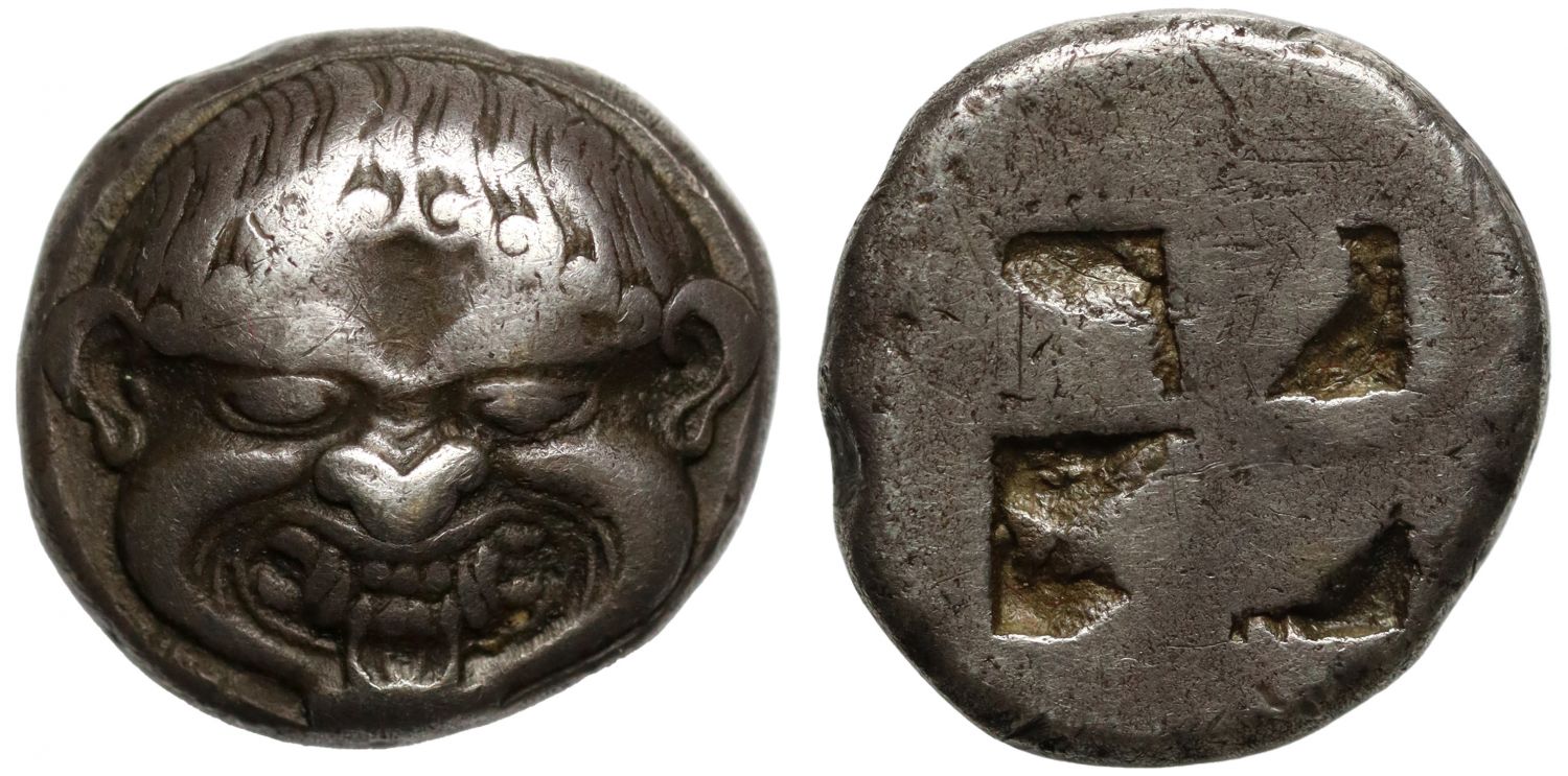 Macedon, Neapolis, Silver Stater, c. 500-480 BC.