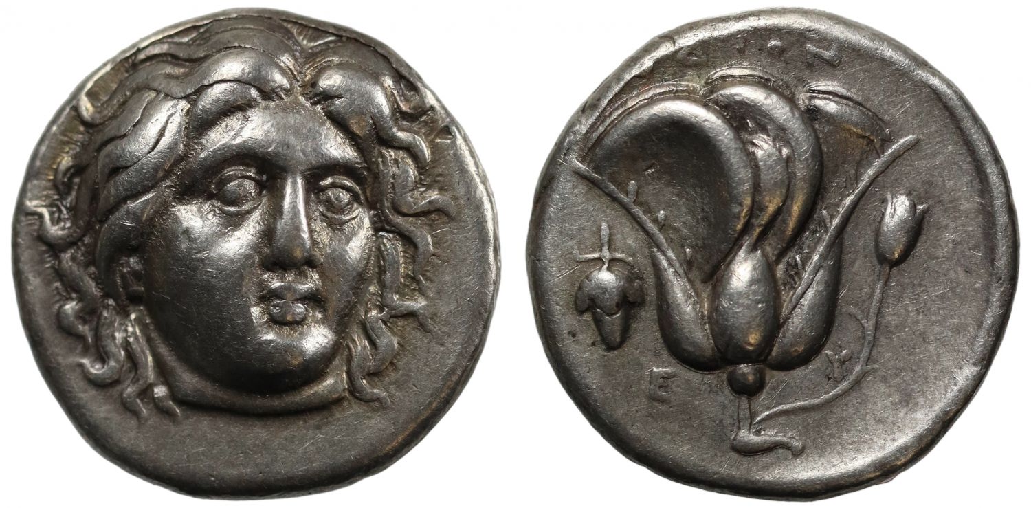 Ancients - Greek: Carian Islands, Rhodes, Silver Didrachm, c. 305-275 BC.