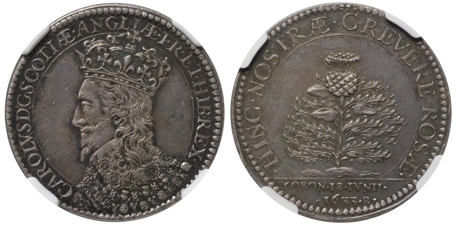NGC Top Pop | Charles I, Scottish Coronation 1633.