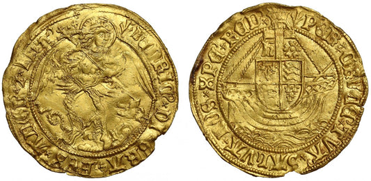 Henry VII Angel, initial mark pheon, type V