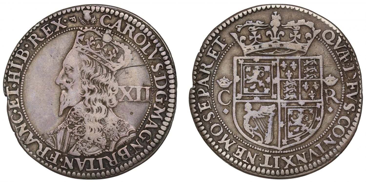 Scotland, Charles I Twelve Shillings Falconer issue