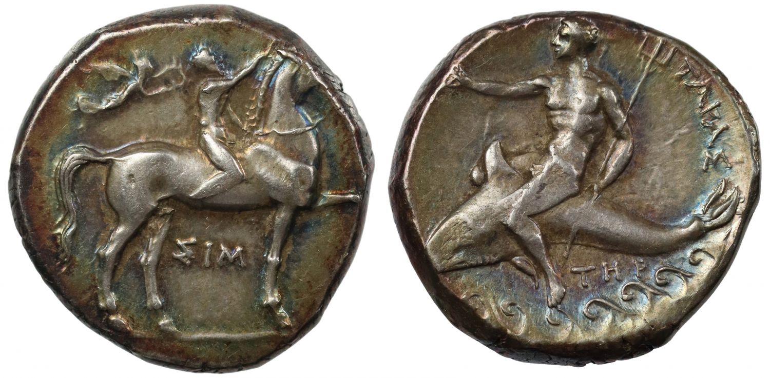 Calabria, Tarentum, Silver Nomos.