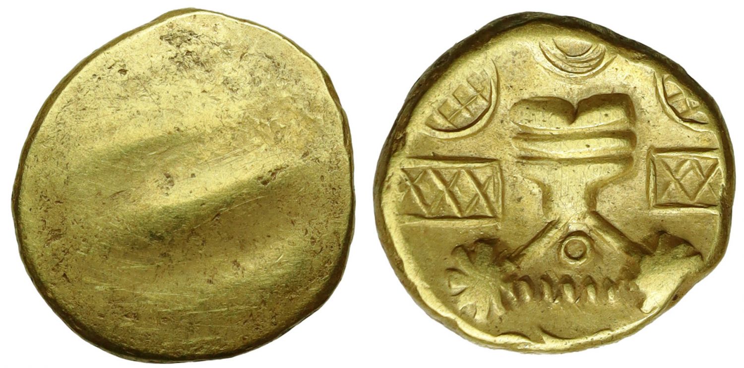 Ancient British, Cantii, Gold Quarter-Stater.