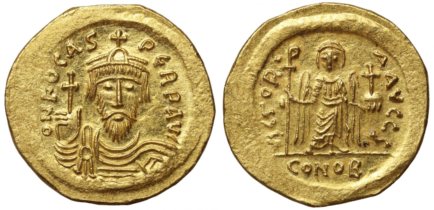 Phocas, Gold Solidus.