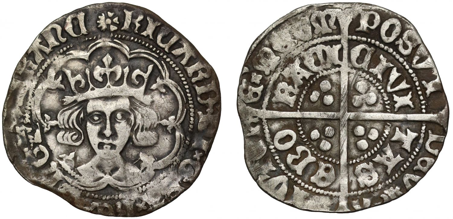 Richard III Groat, York, mm. sun and rose