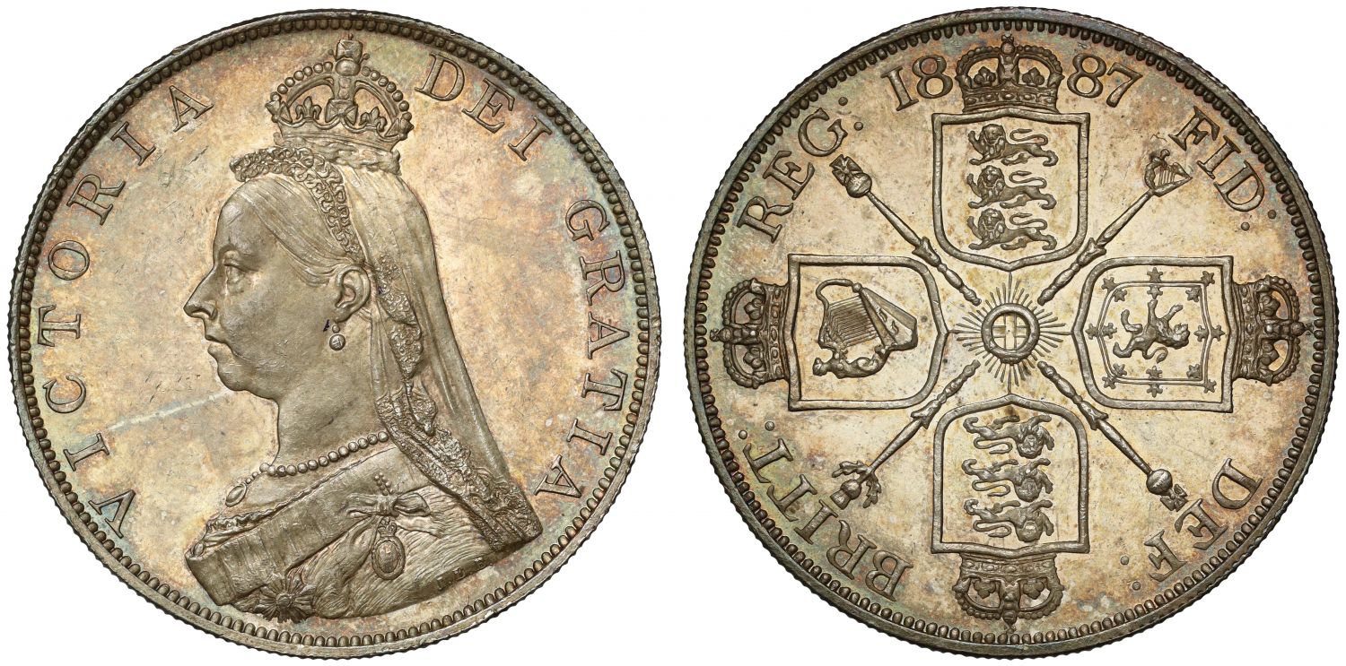Victoria 1887 Double Florin Jubilee