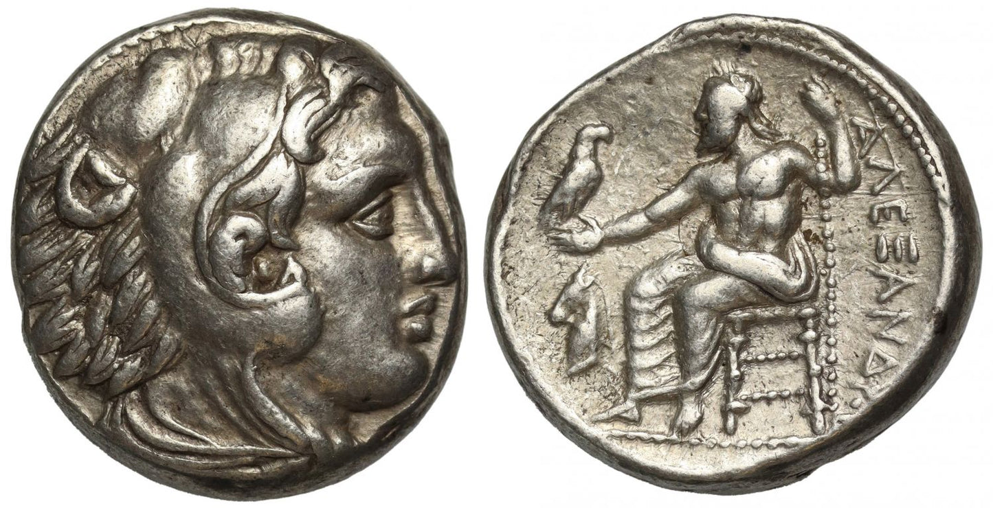 Kings of Macedon, Alexander III, the Great, Lifetime Issue Silver Tetradrachm.