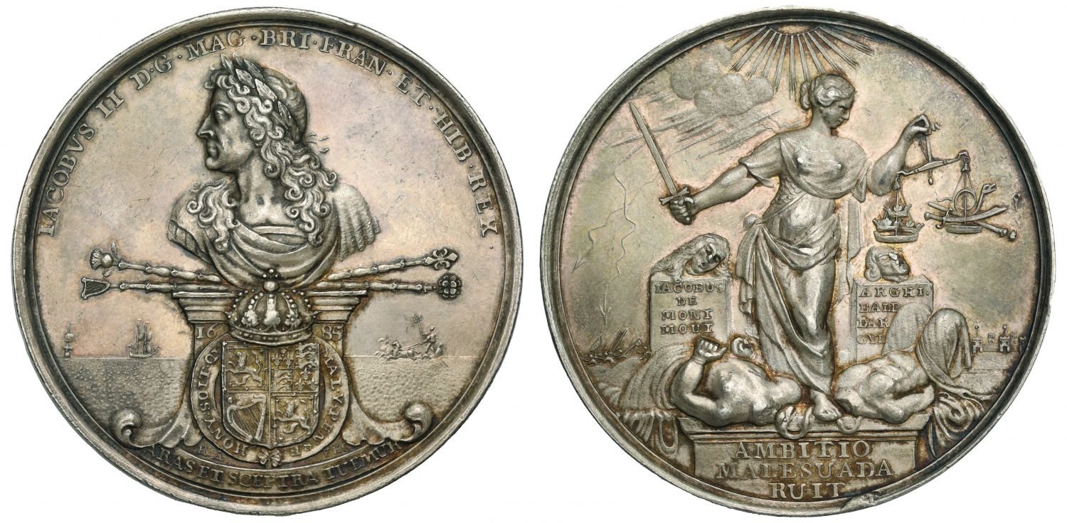Dukes of Monmouth and Argyle Beheaded, 1685.