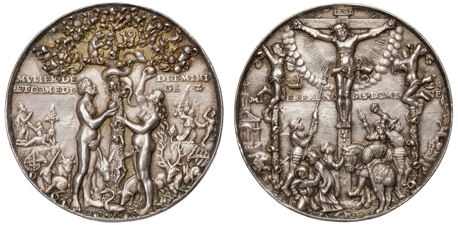 The Fall and the Crucifixion, by Hans Reinhart, 1536.