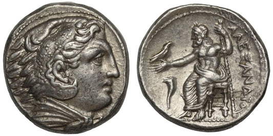 Kings of Macedon, Alexander III, the Great, Lifetime Issue Silver Tetradrachm.