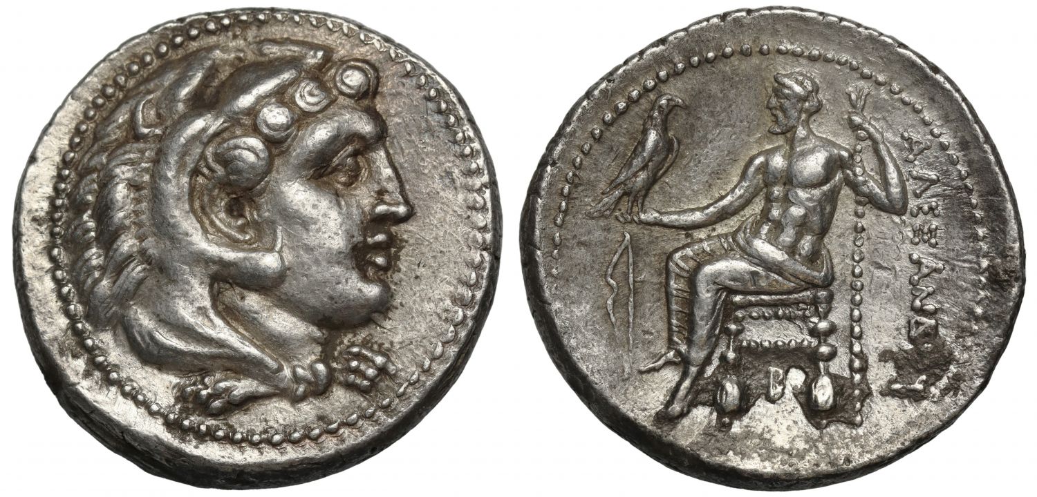 Macedon, Alexander III, Silver Tetradrachm, Lifetime Issue, Salamis