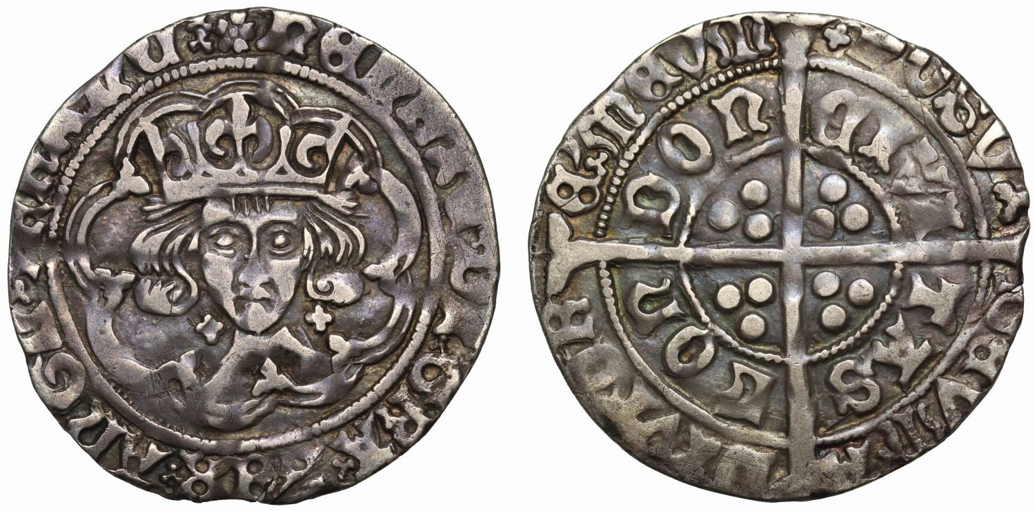 Henry VII Groat, class I, mm. rose on obverse only, crosses by neck & before P