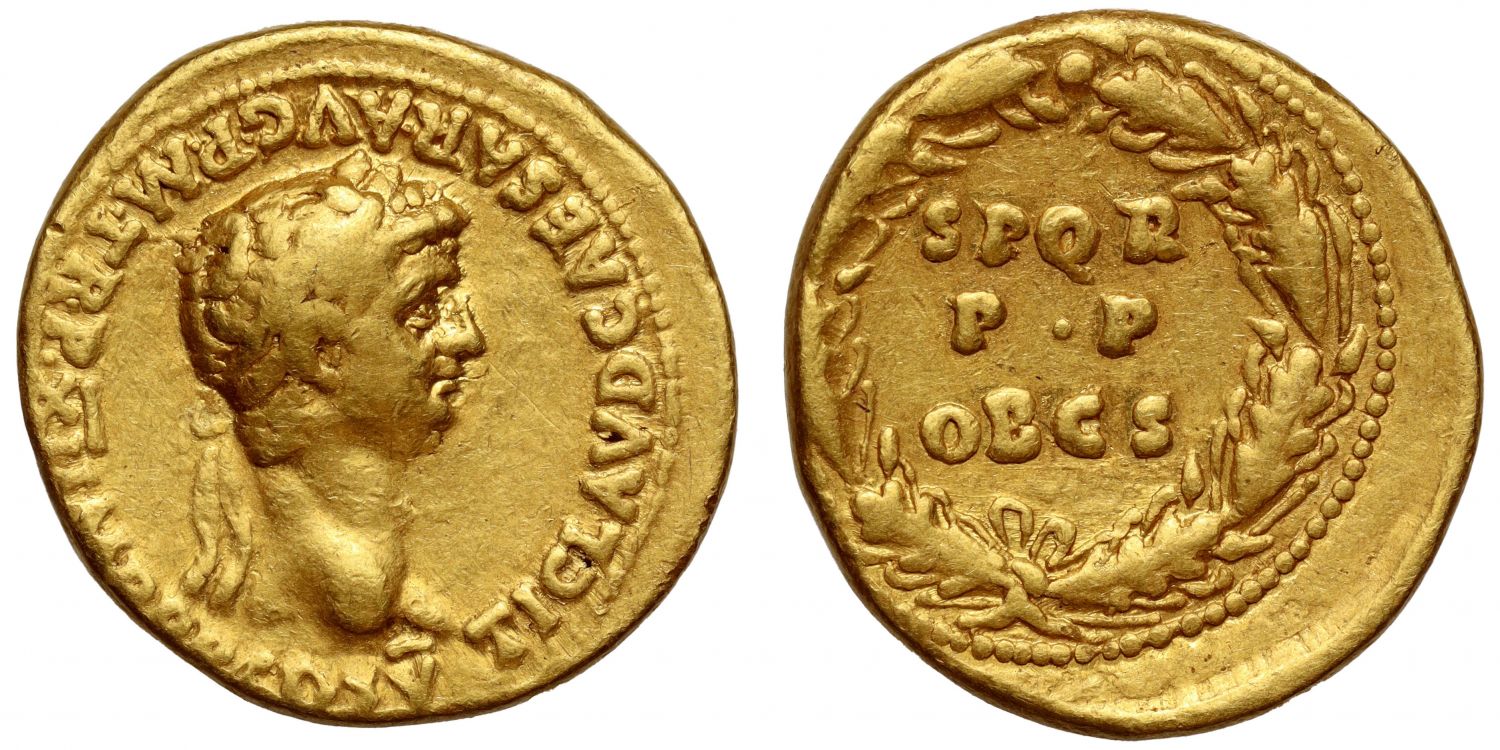 Claudius, Gold Aureus.