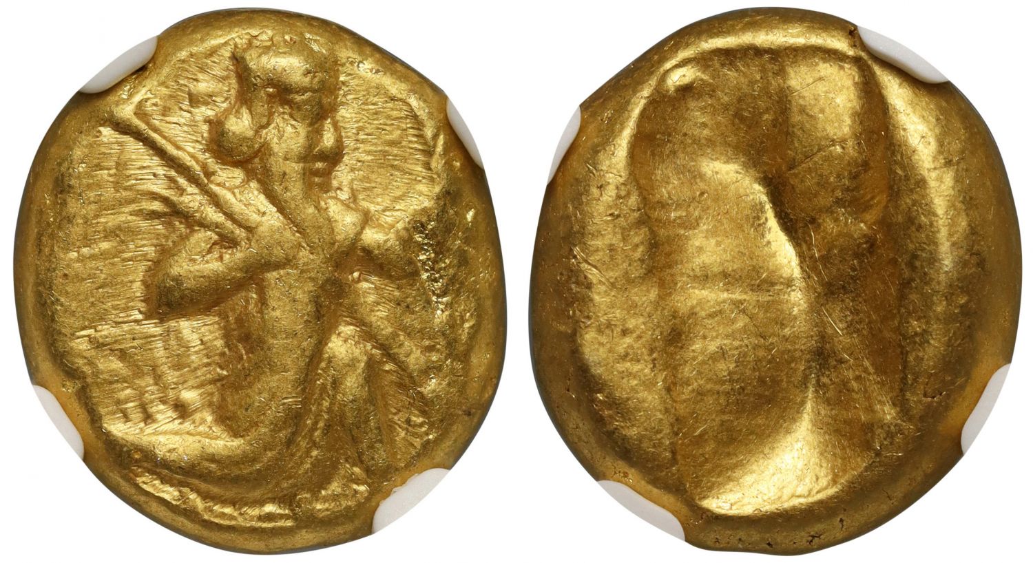Achaemenid Empire, Gold Daric, Ch VF 4/5 4/5.