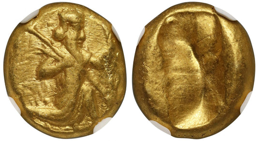Achaemenid Empire, Gold Daric, Ch VF 4/5 4/5.