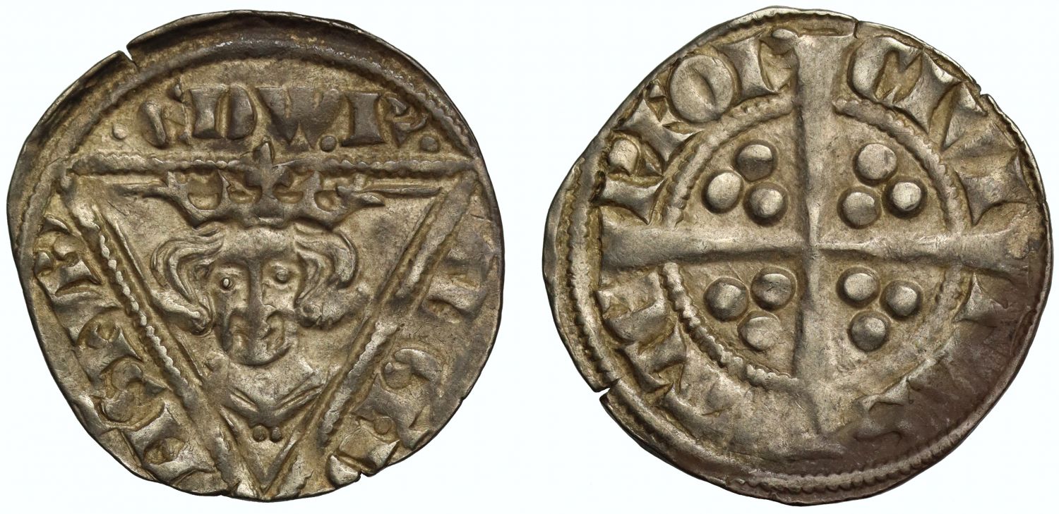 Ireland, Edward I Penny, Waterford, well struck, S.6249