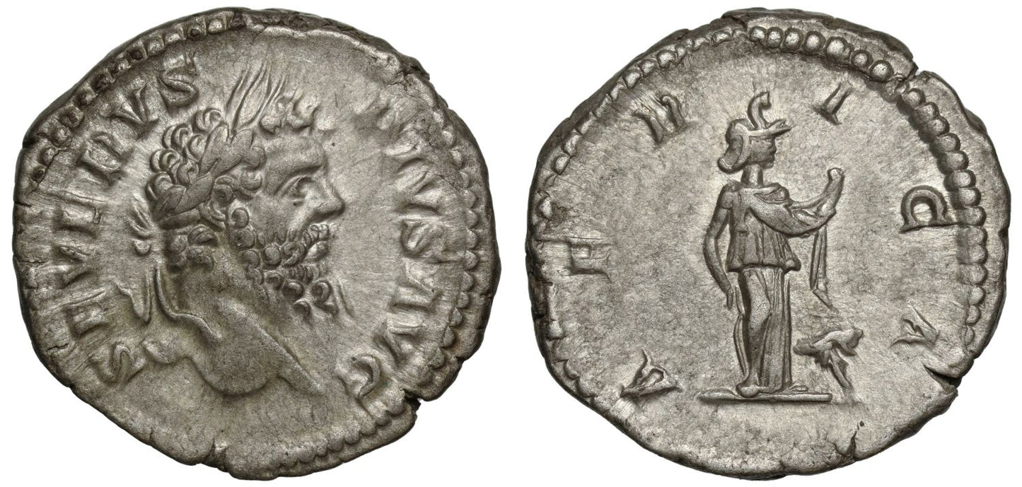 Septimius Severus, Silver Denarius, rev. Africa.