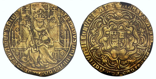 Henry VII fine Sovereign, Type IV, Tower mint, NGC VF25, im lis / dragon