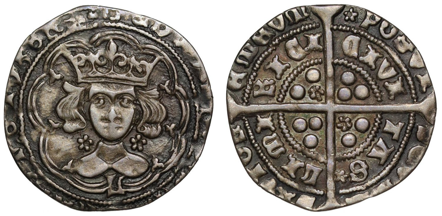 Ireland, Edward IV Groat, Limerick mint, with Irish title, rosettes by neck