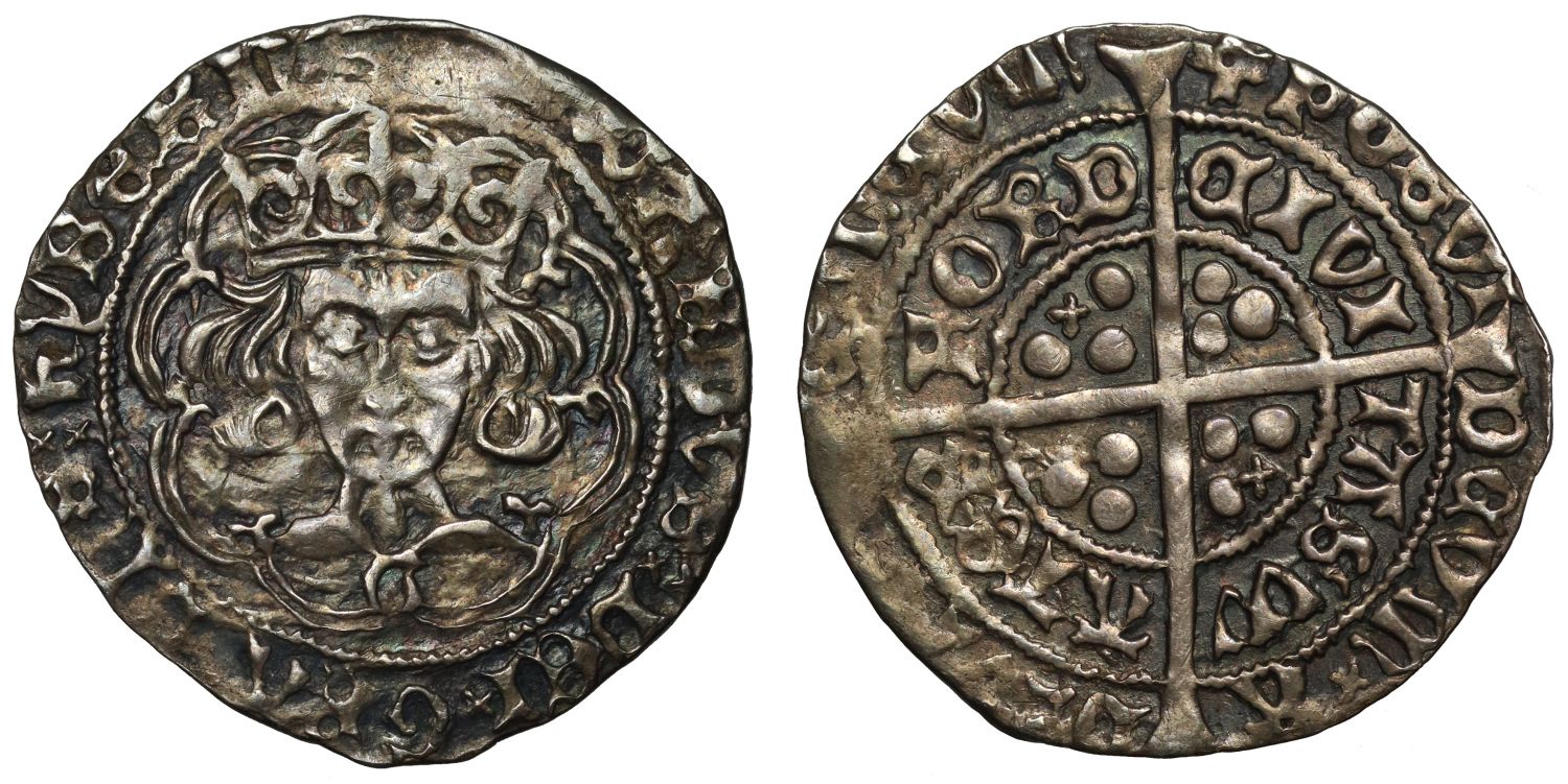 Ireland, Edward IV Groat, Waterford mint, G on breast for Germyn Lynch Master