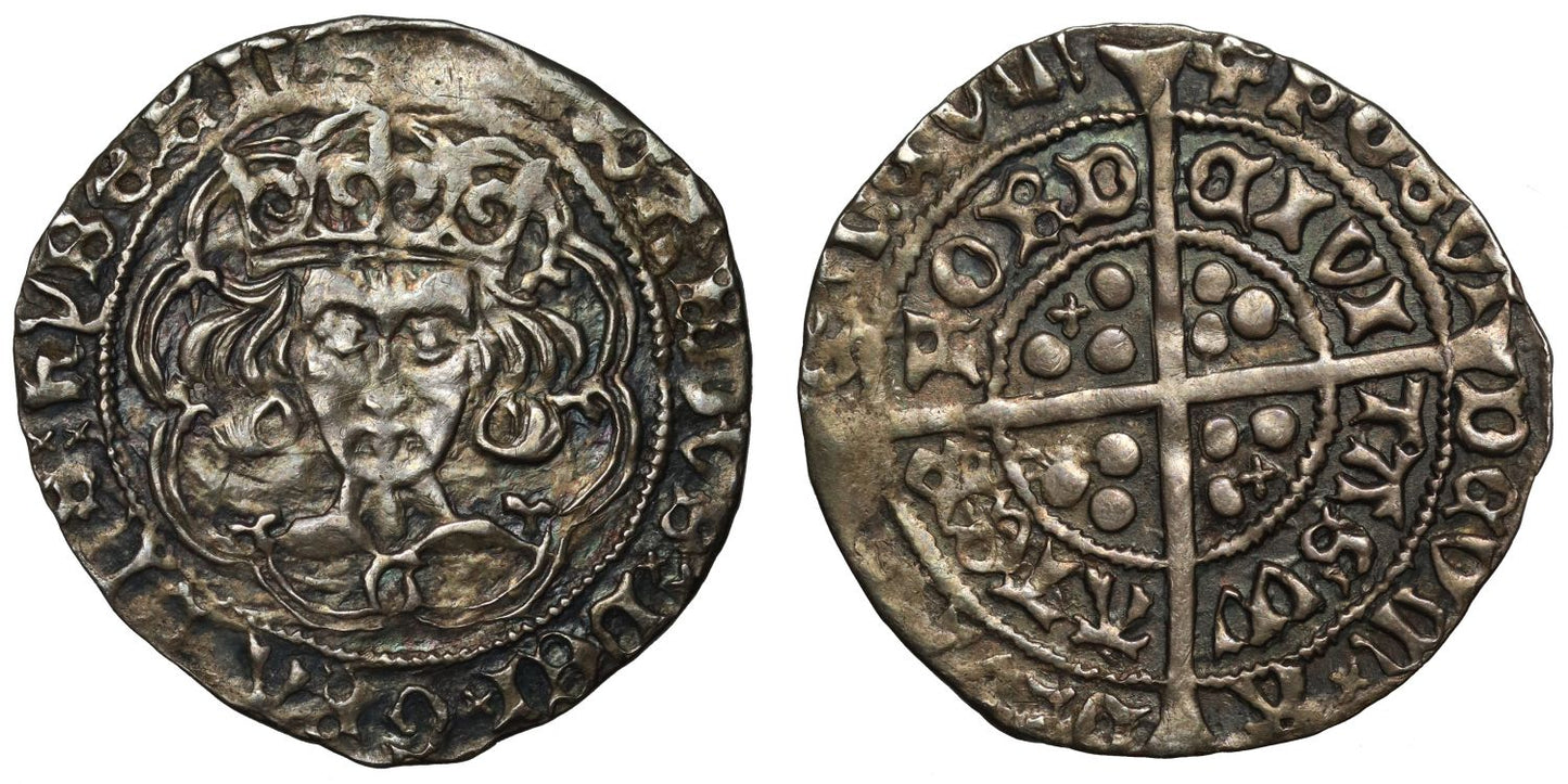 Ireland, Edward IV Groat, Waterford mint, G on breast for Germyn Lynch Master