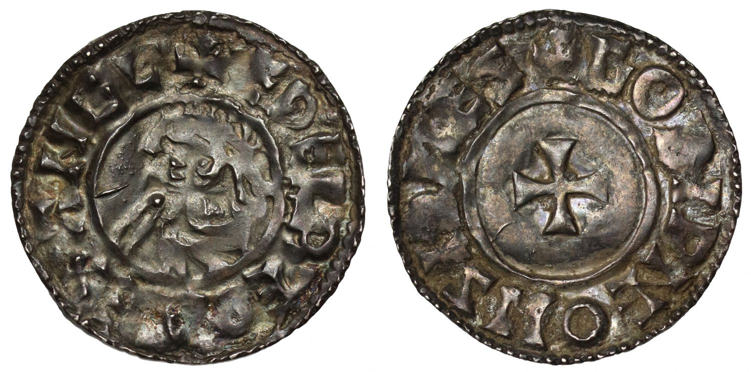 Aethelred II Penny, Last small cross type, Cissbury, Godwine, ex Williams