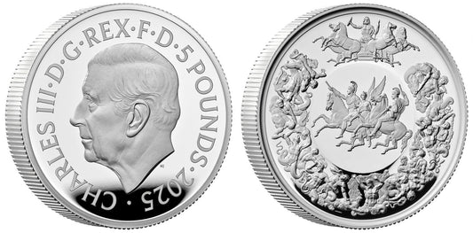 * Charles III 2025 silver proof 2oz Waterloo Victory