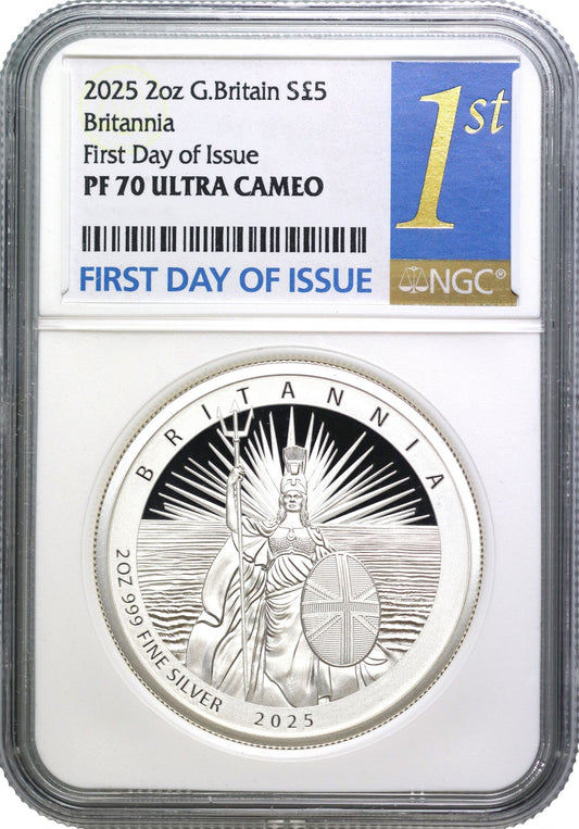*Charles III 2025 silver PF70 UC FDI 2oz Britannia