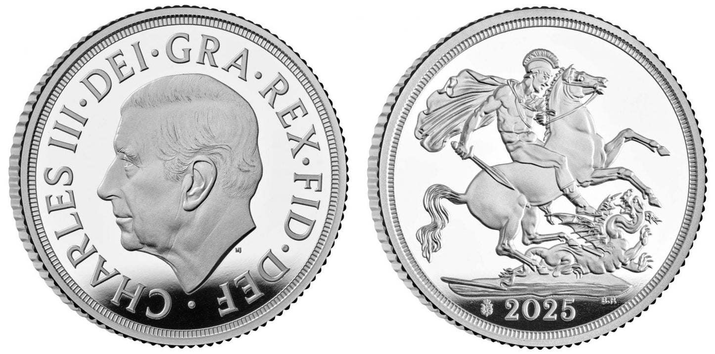 * Charles III 2025 silver PF69 UCAM Sovereign Privy