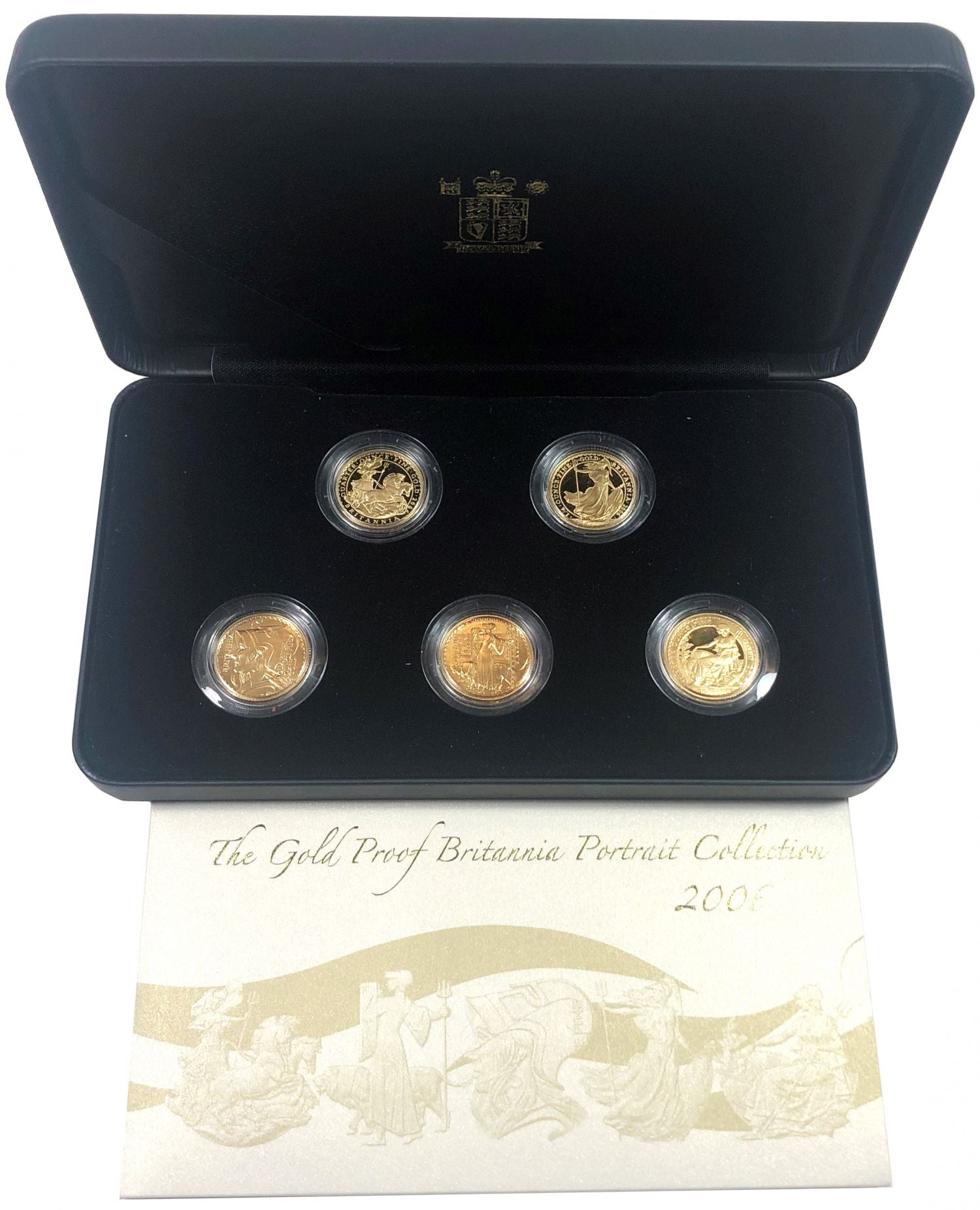 Elizabeth II 2006 gold proof Set Britannia Portraits Collection