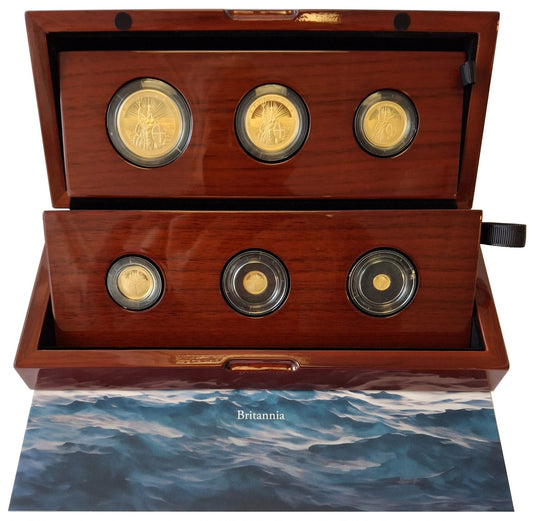 * Charles III 2025 Britannia gold proof 6-coin Set
