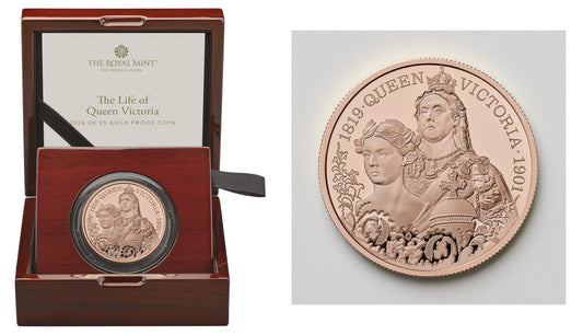 * Charles III 2026 gold proof £5 Victoria