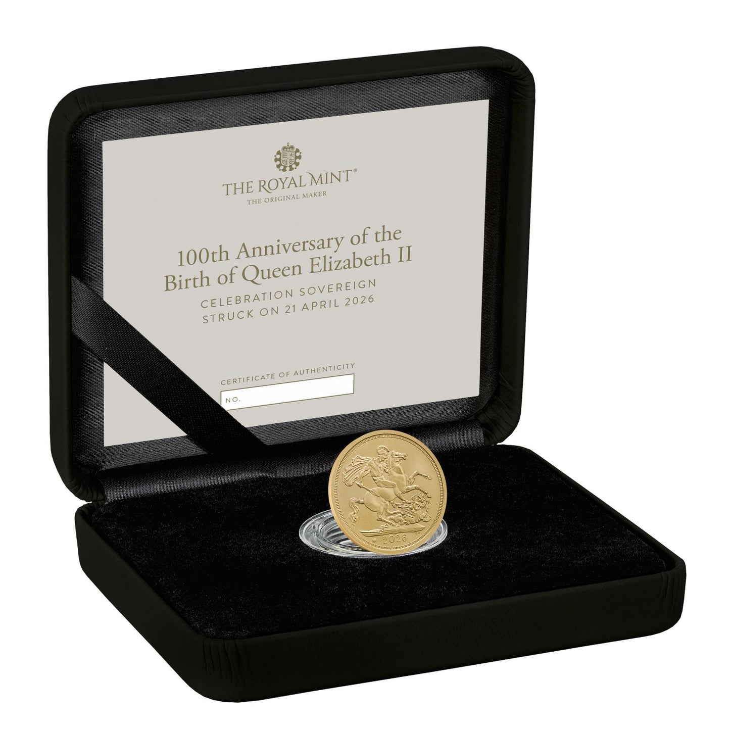 Charles III 2026 Sovereign MS70 FDI SOTD Elizabeth II 100th anniversary