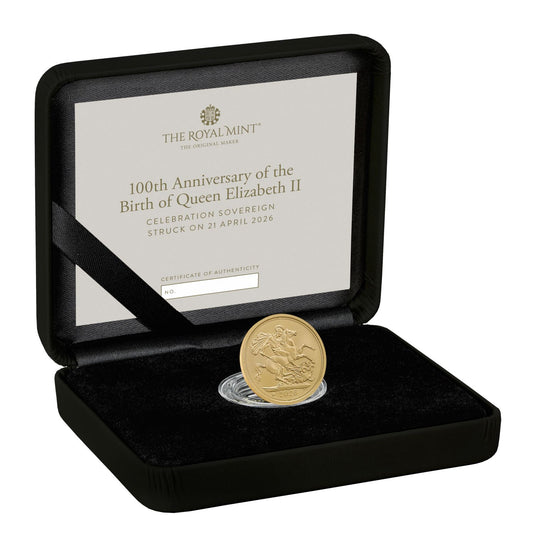 Charles III 2026 SOTD Sovereign MS70 FDI QEII 100th Anniversary