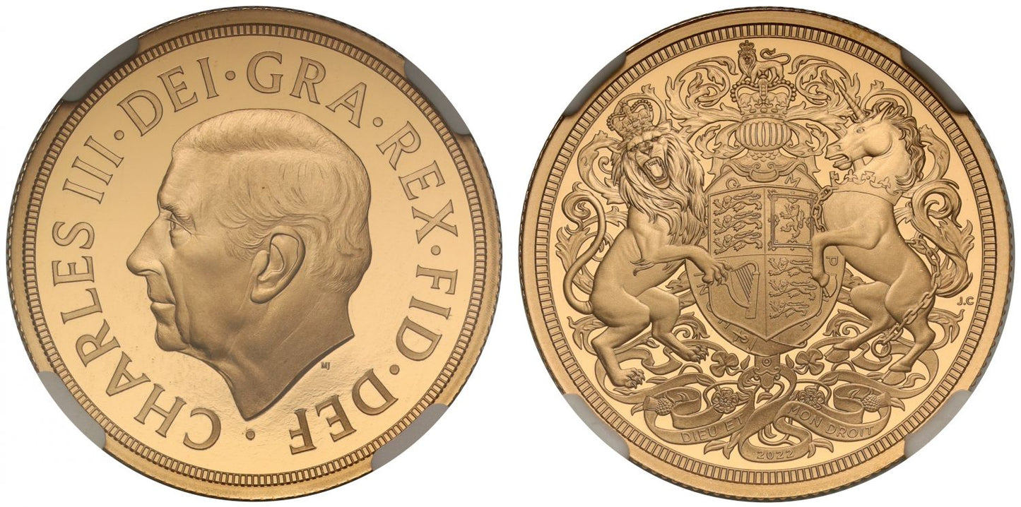Charles III 2022 Two-Pounds PF70 UC Memorial