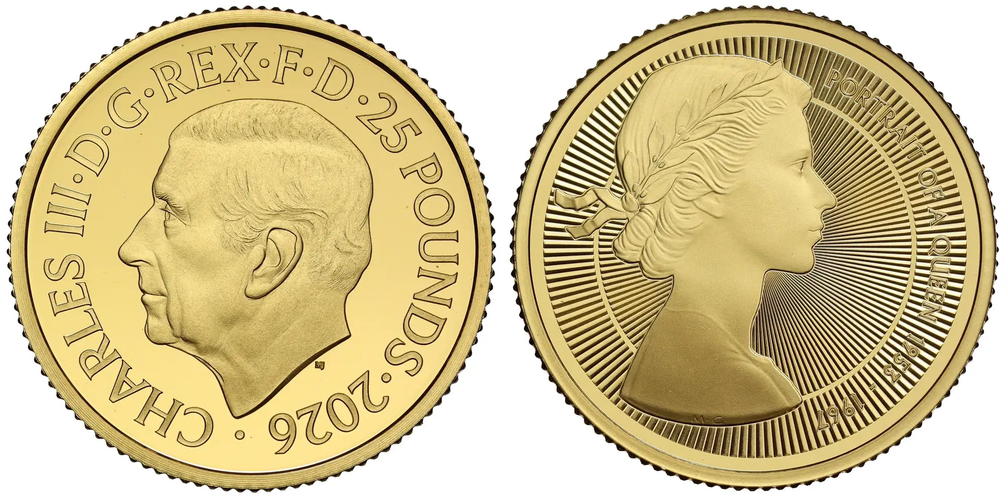 Charles III 2026 gold proof 1/4oz First Effigy