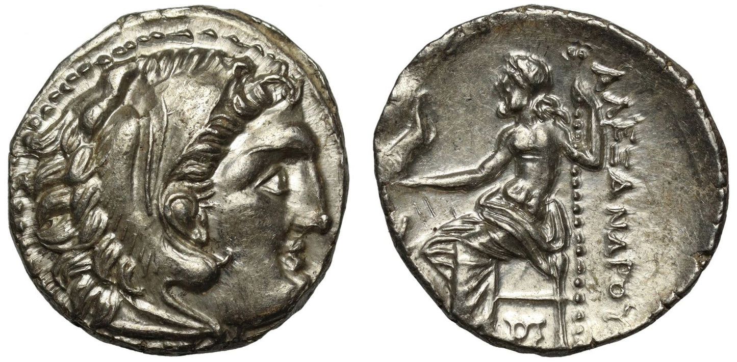 Alexander III the Great, Silver Drachm, lifetime/early posthumous issue, Teos