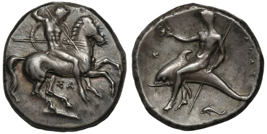 Calabria, Tarentum, Silver Nomos.