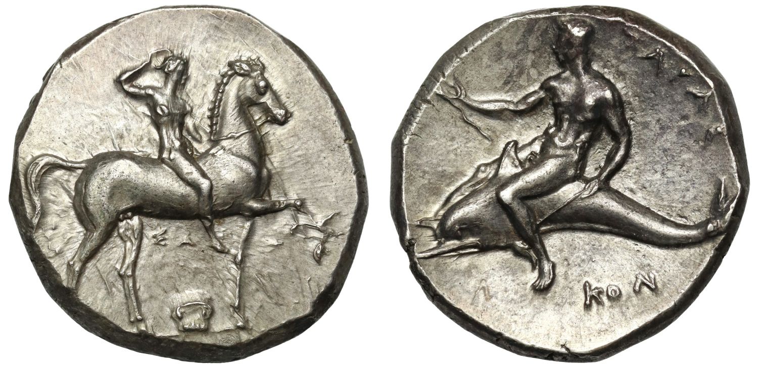 Calabria, Tarentum, Silver Nomos.